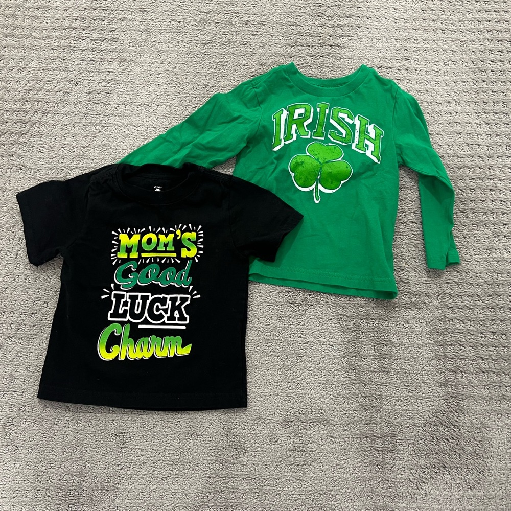St. Patrick’s Day 2T Shirt Lot